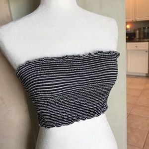 Forever 21 Striped Tube Top
